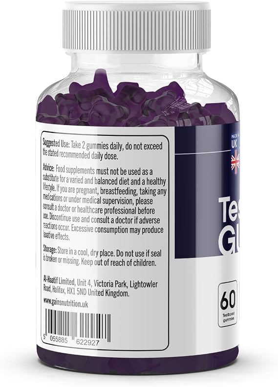 GN Compatible with Testboost Gummies for Men - Natural Testosterone