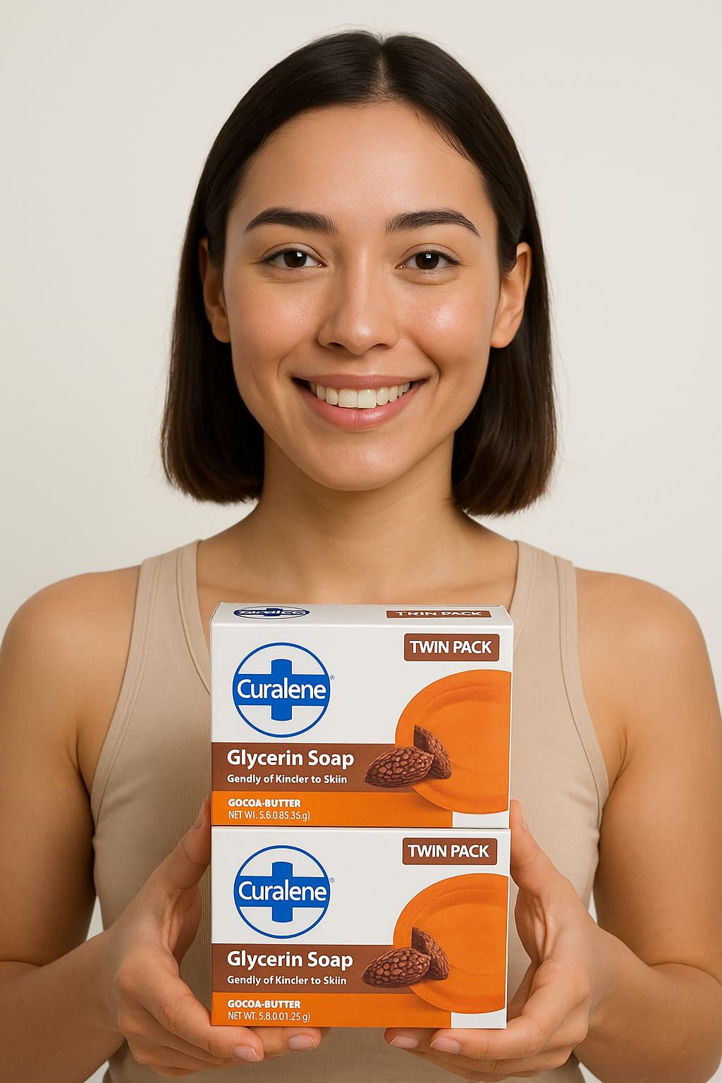 Curalene Glycerin Soap Twin Pack, 100g Each (3.52 oz) - Gentle & Kind to Skin, Enriched with Cocoa Butter for Soft Moisturized Skin - Image 4