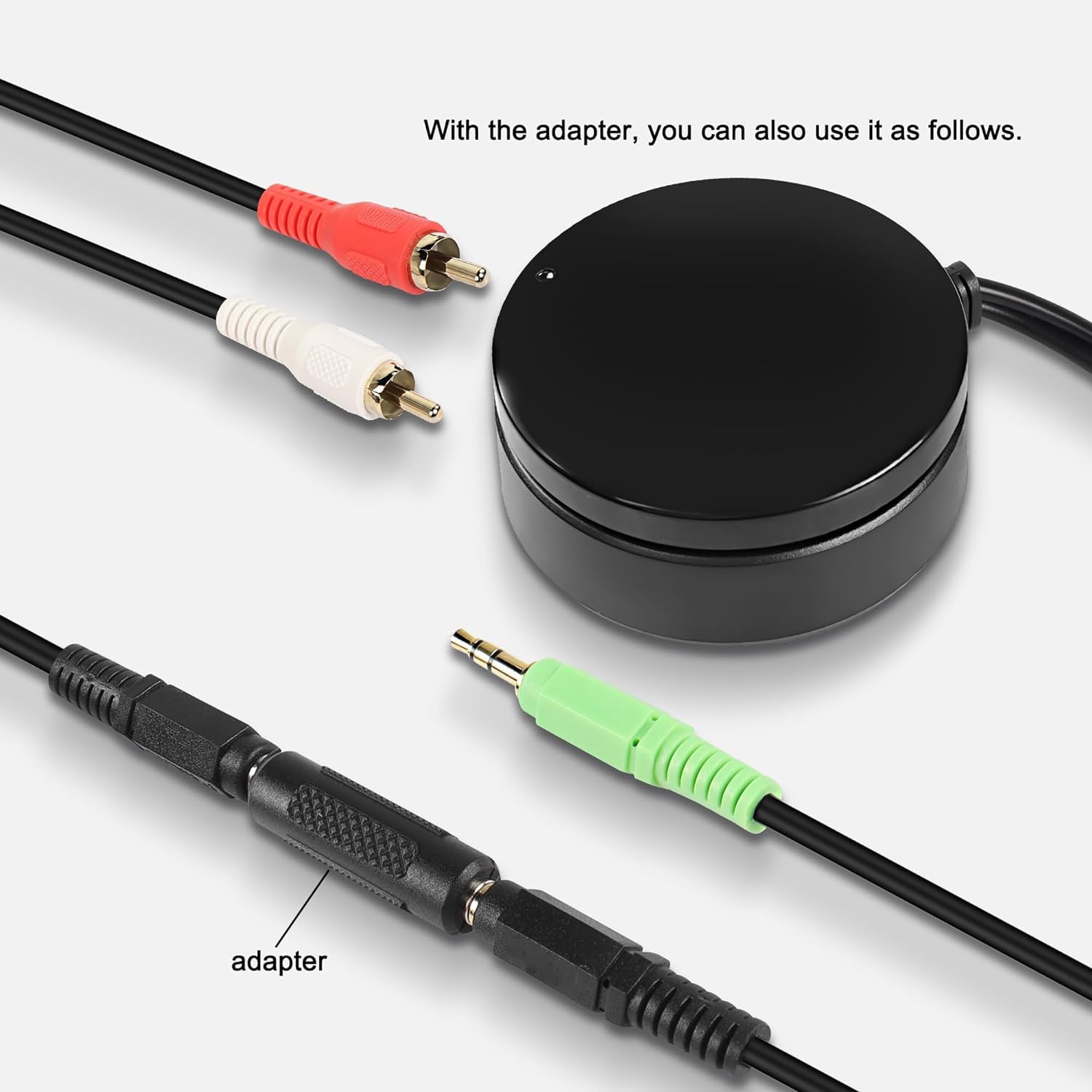 XMSJSIY Convertitore controllo volume altoparlanti computer cuffie audio 3,5 mm TRS cavo estensione 1,5 m