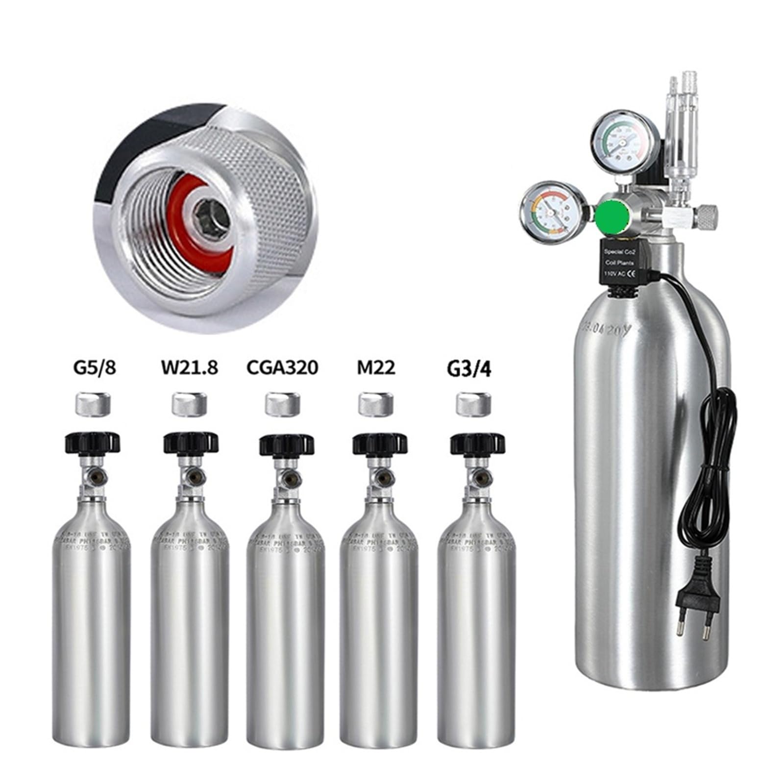 Aquarium regulator Solenoid Bubble Counter control system reaction waterproof(W21.8) - image 2