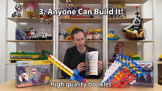 Amazon.com: Brain Flakes Sword & Shield Building Set with Detailed