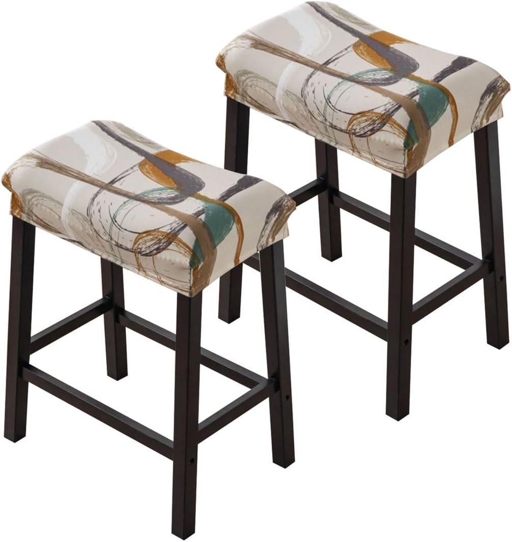 Bifaunvogel Bar Stool Cover Rectangle Set of 2 Printed