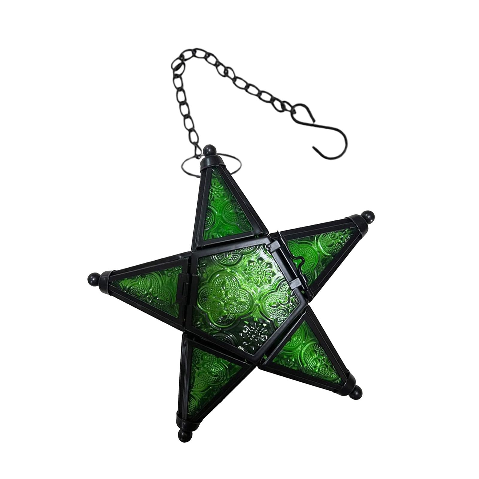 Lerpwige Unique Iron Star Shape Holders Hanging Design for Home Decor Sturdy Metal Perfect Wall Decor Iron Holders