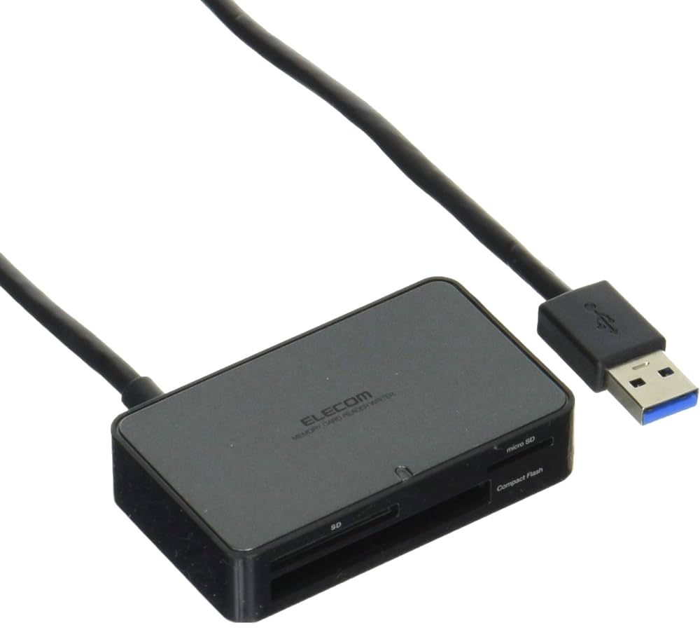 Amazon | エレコム カードリーダー USB3.0 UHS-II対応 40倍速