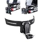Akeipho Motorcycle Helmet Chin Mount for Action Cameras,Helmet Adhesive Kit for Gopro, Insta360,DJI Osmo Action, AKASO, Action Cameras Accessories