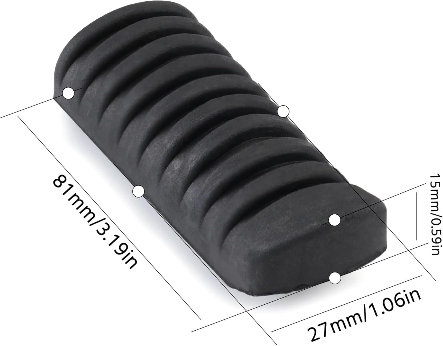 フットペグ フットペグレストストップゴム ために カワサキ ために