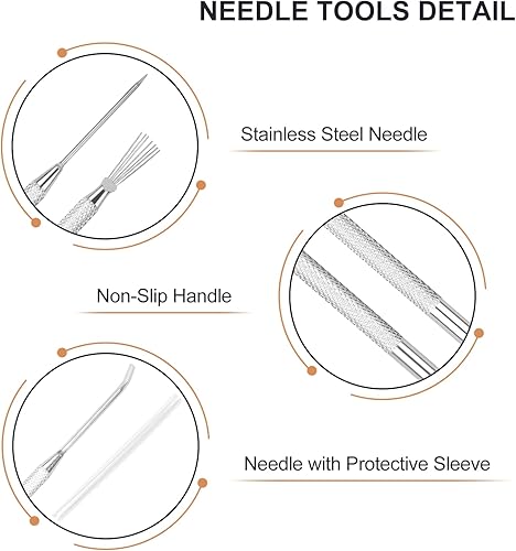 Miniatura 3 de Luney - 9 herramientas de arcilla para niños, herramientas de escultura de arcilla de plástico para niños, kit de herramientas de cerámica de
