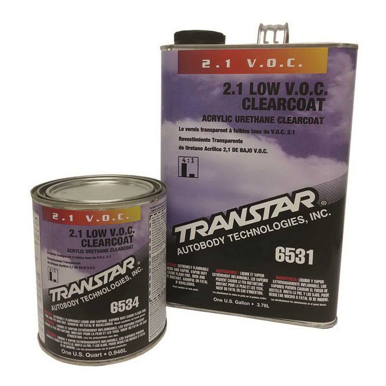 TRANSTAR (6531) 2.1 Low VOC Clear Coat - 1 Gallon