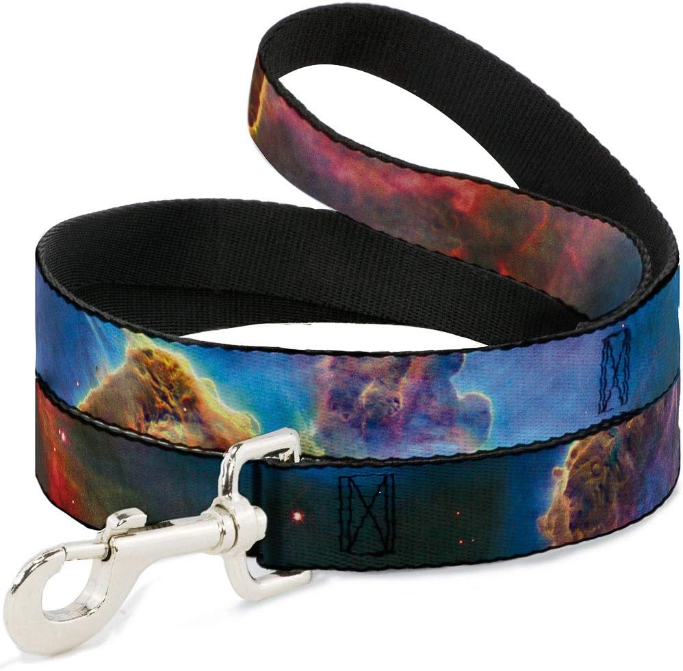 Buckle-Down Pet Leash - Supernova Space Collage - 4 Feet Long - 1.5" Wide