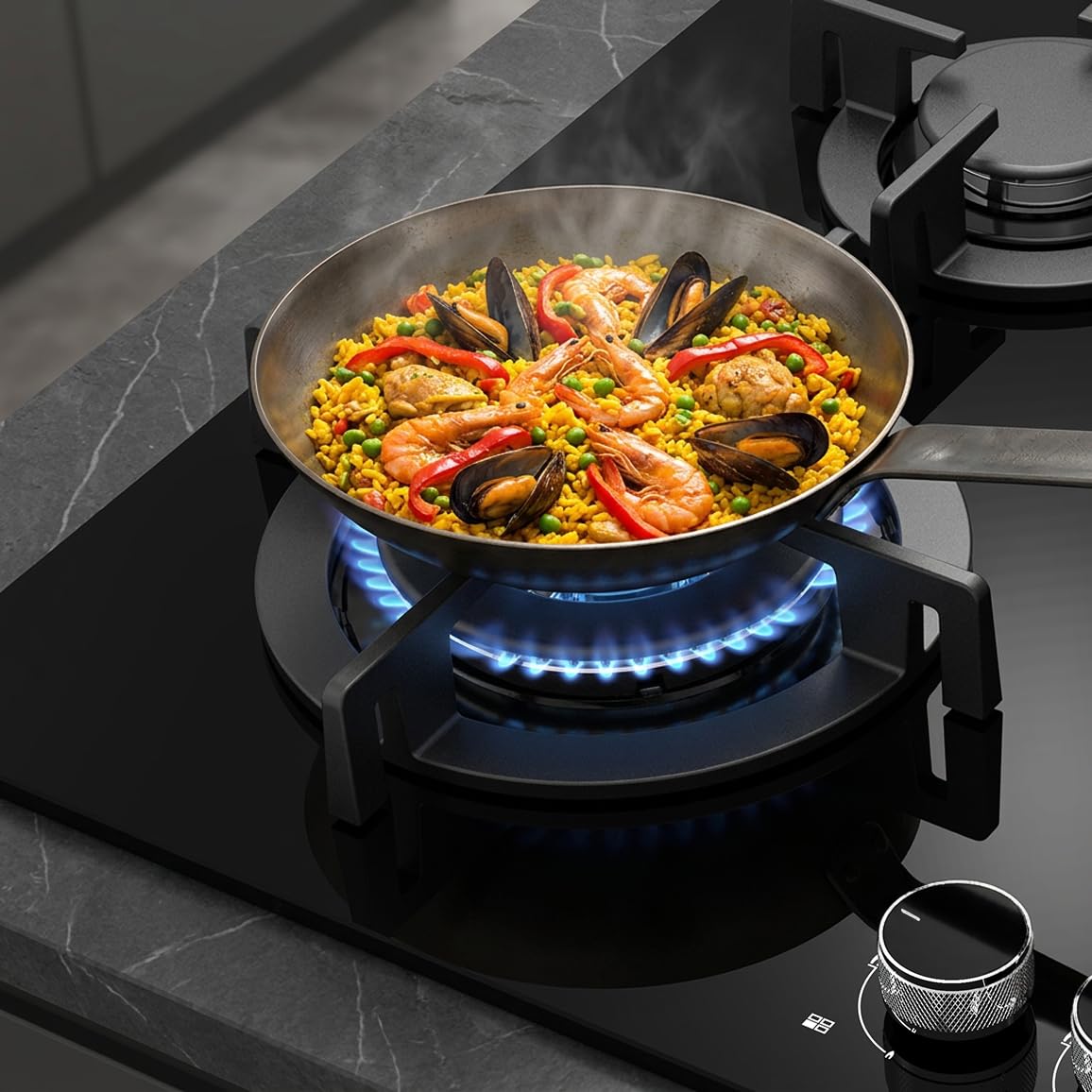 KKT KOLBE Set forno e piano a gas SET8017TFTG604G, 60 cm nero
