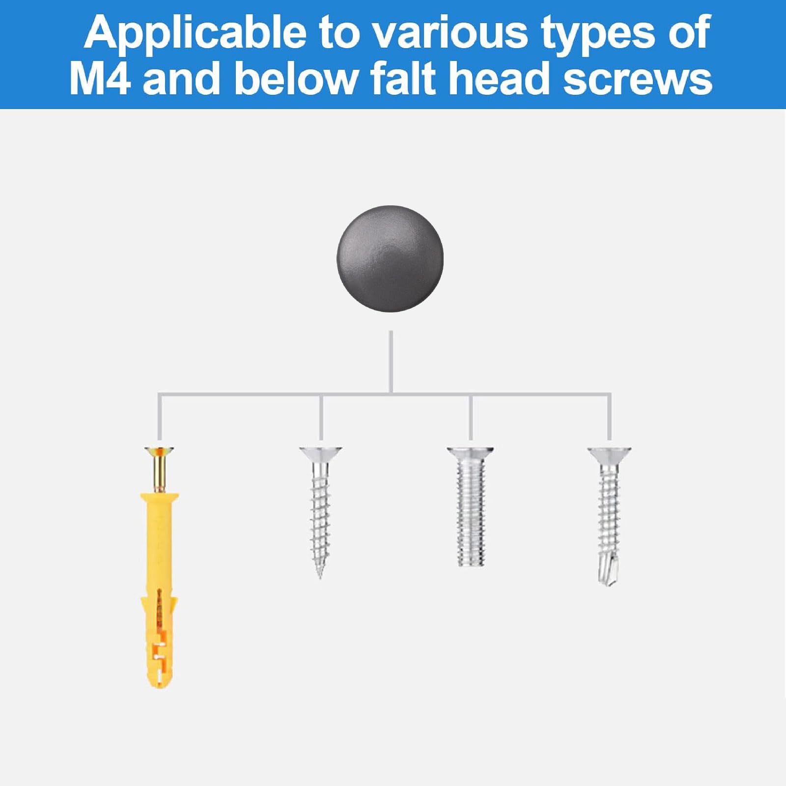 200 Coprivite A Cerniera Bianchi - Tappi Per Viti Per Mobili E Armadi - Foto 11