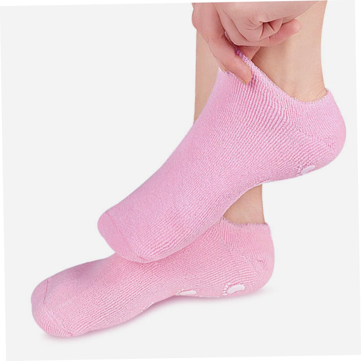 minkissy 6paare Moisturizing Fußmaske Socken Feuchtigkeitsspendende Rutschfeste Gel-socken Für Fußpflege Für Spa Beauty-salon Zuhause Hautreparatur Und Pflege Trockener Füße