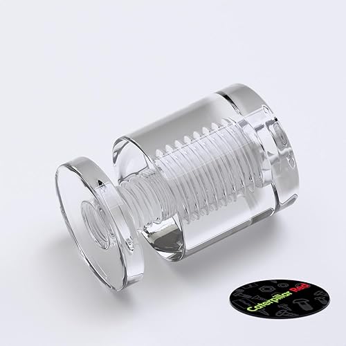 Miniatura 4 de 4 separadores transparentes, similares al vidrio, acrílico, espaciadores transparentes, plástico, montaje en pared, letreros de exhibición, soportes