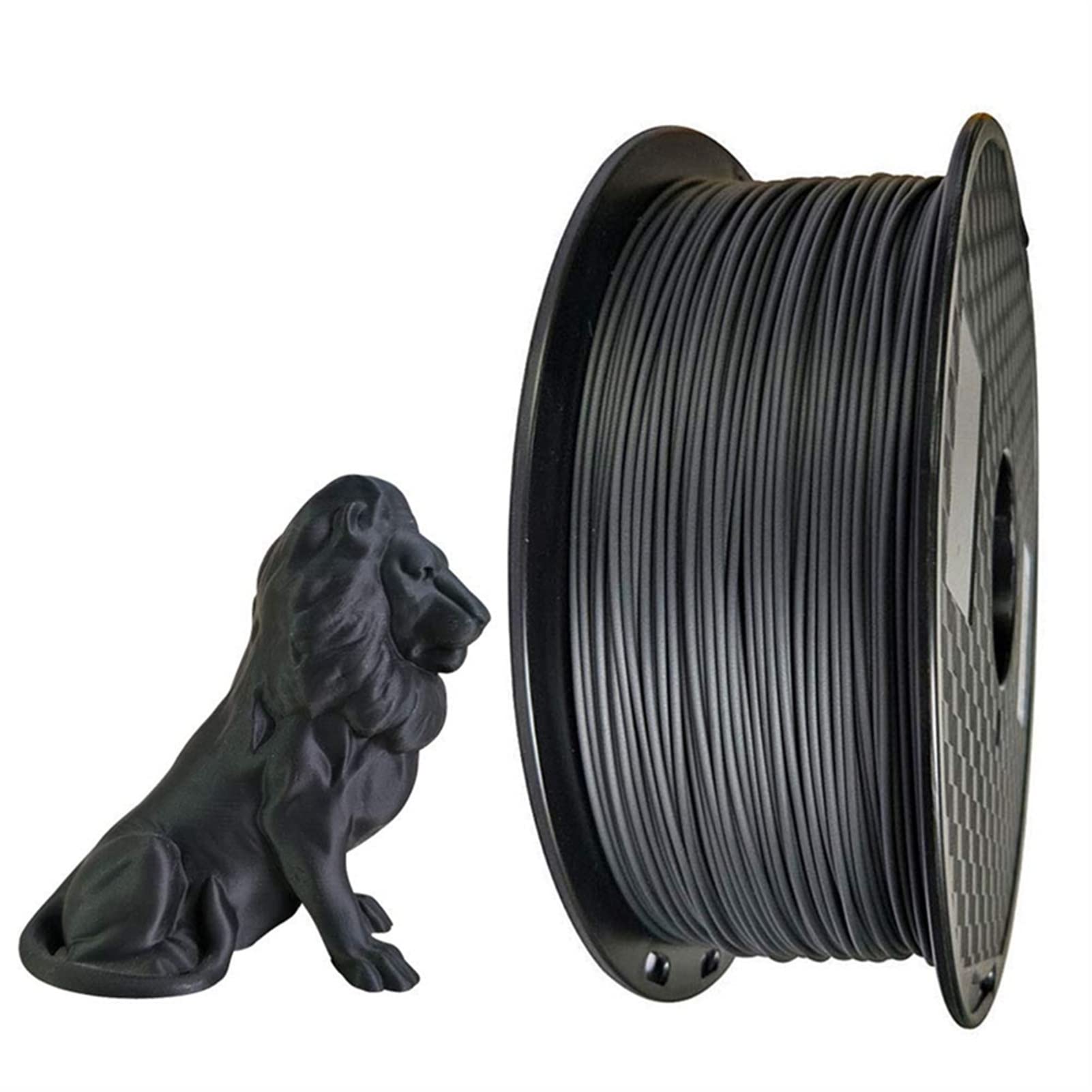 3D-Drucker-Filament Transparentes PLA, 3D-Drucker PLA Matt-Finish Filament 1,75 mm 1 kg 3D-Druckoberfläche Aussterbematerialien(White)