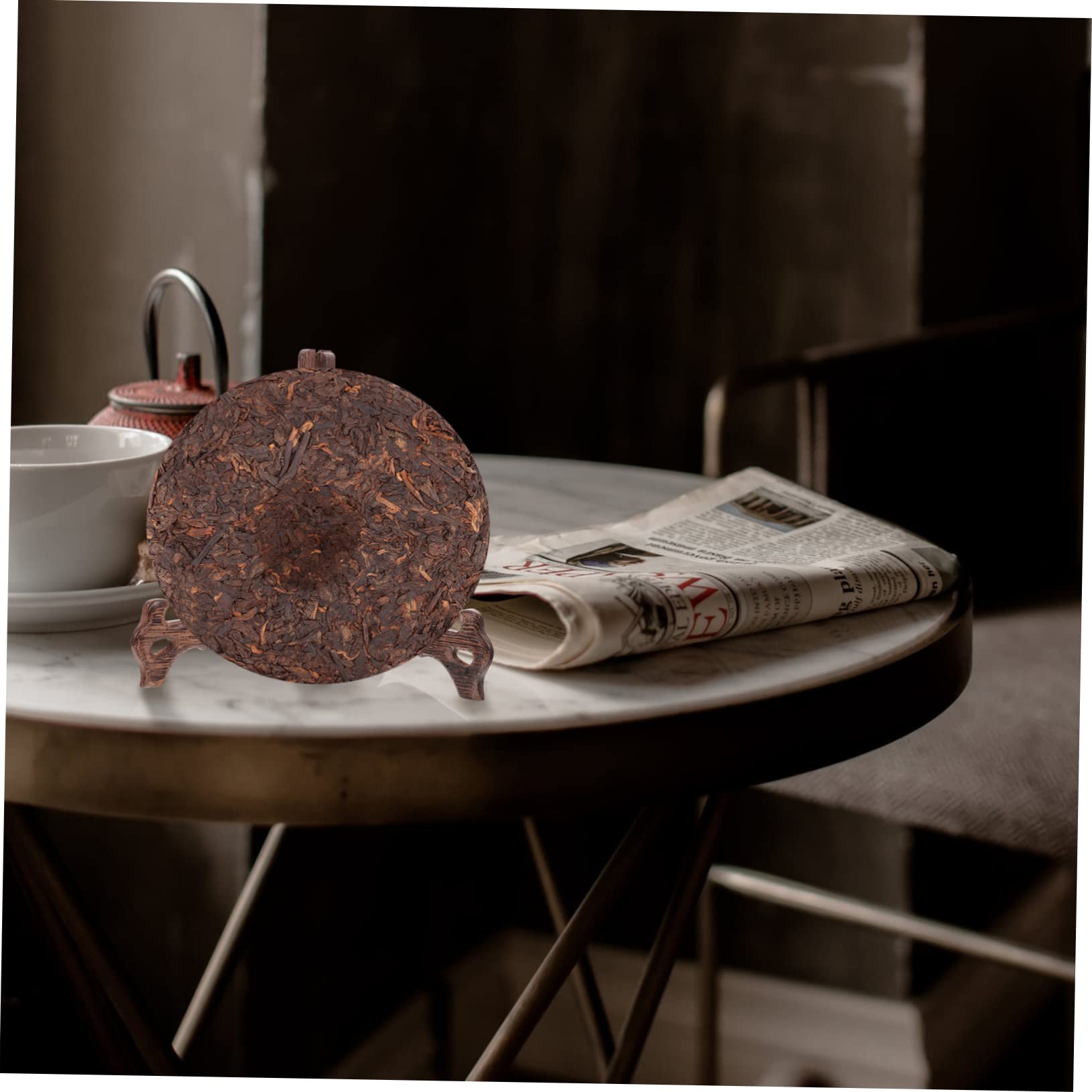 Levemolo 1pc Plate Stand Display Holder Rack for Tea Cakes Dishes Items Lightweight Design for Kitchen Storage Organization for Showcasing Desserts and More