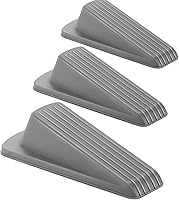 Vista 25 de Crosize Paquete de 5 topes de puerta para la parte inferior de la puerta, topes de puerta de goma de alta calidad, cuña resistente para alfombras