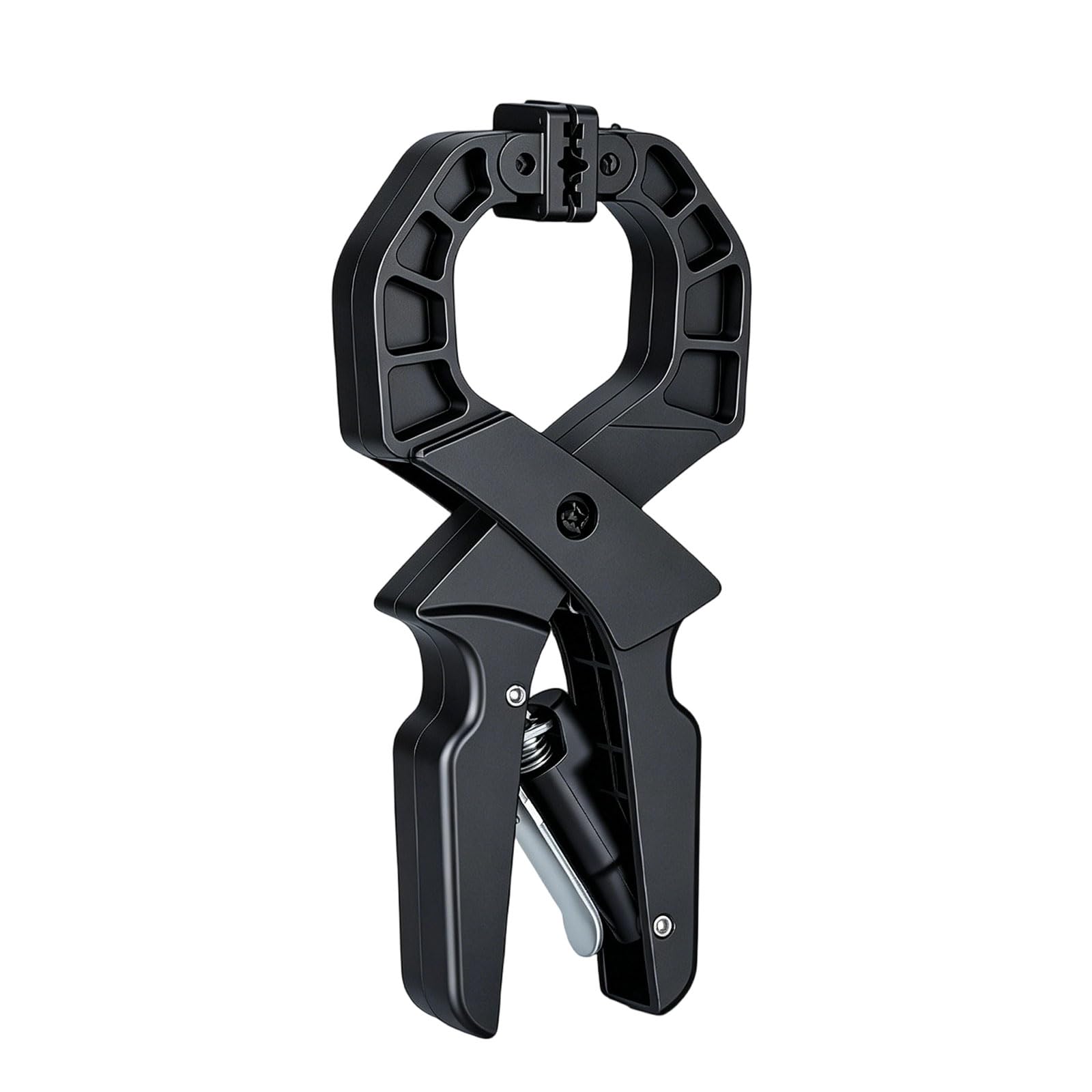 Jiingekk Black Professional Carpentry Clip Woodworking Clamp Quick Ratchets Carpenter Tool Heavy Duty Jaw Opening Clamps Enduring Photography Spring Clamps