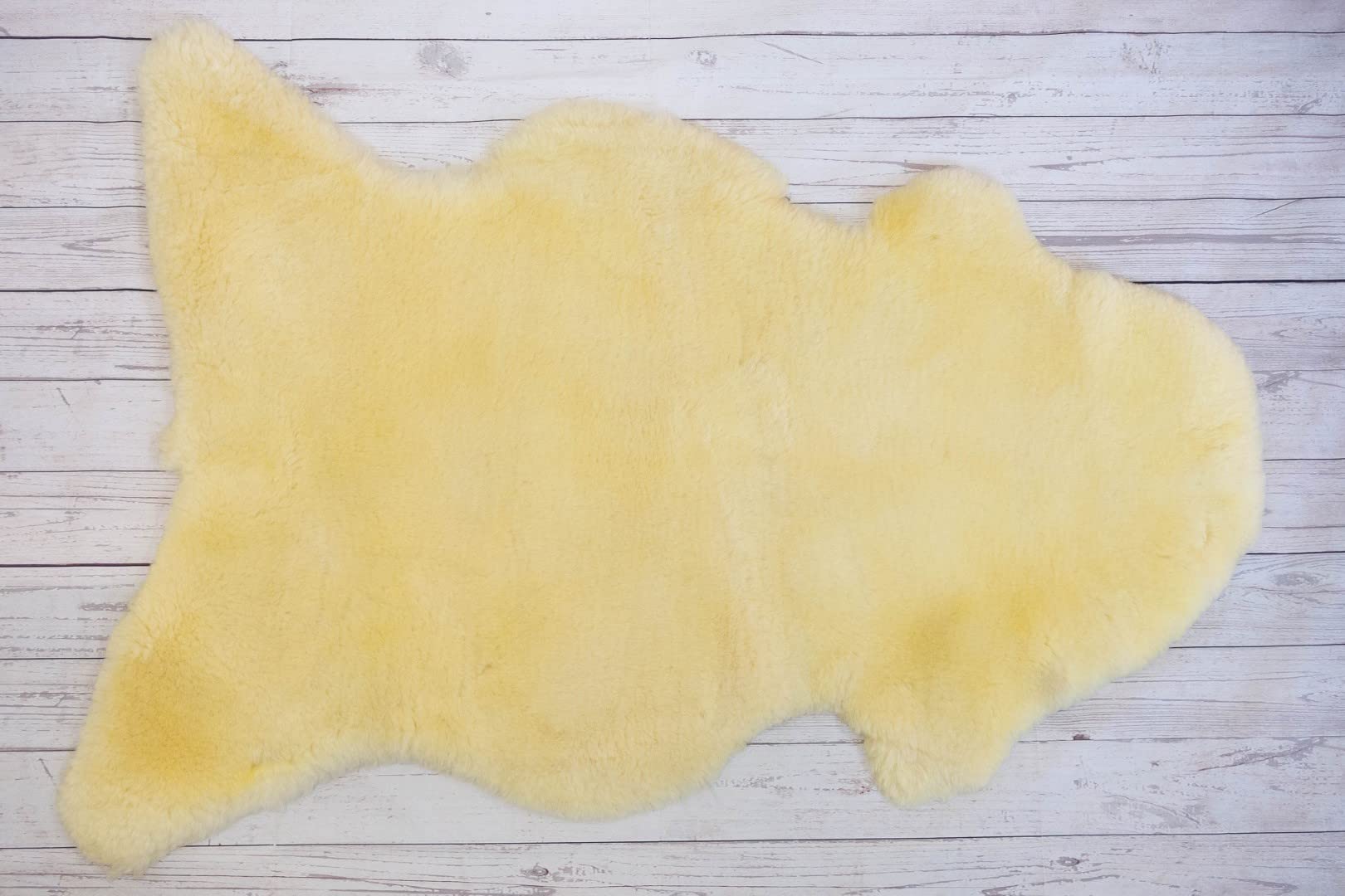 Robert's Rugs Tapis en peau de mouton véritable Relugan 100 cm – Tapis médical en peau de mouton pour le salon – Couvre-lit en peau de mouton douce – Tapis de chambre hypoallergénique – Tapis de sol