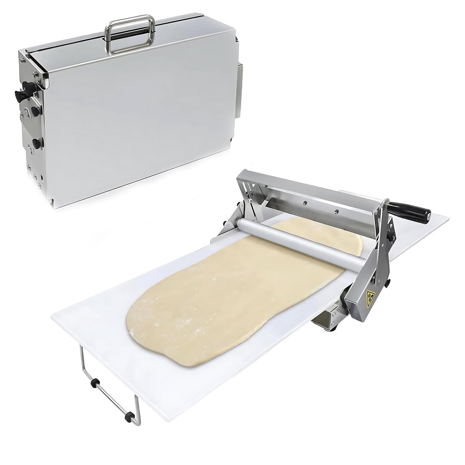 Wałek do Ciasta Francuskiego Wałek do Fondantu Wałek Cukierniczy Laminator do Ciasta Składany Do Pizza Croissant(Home-Use32.7x18.9in)