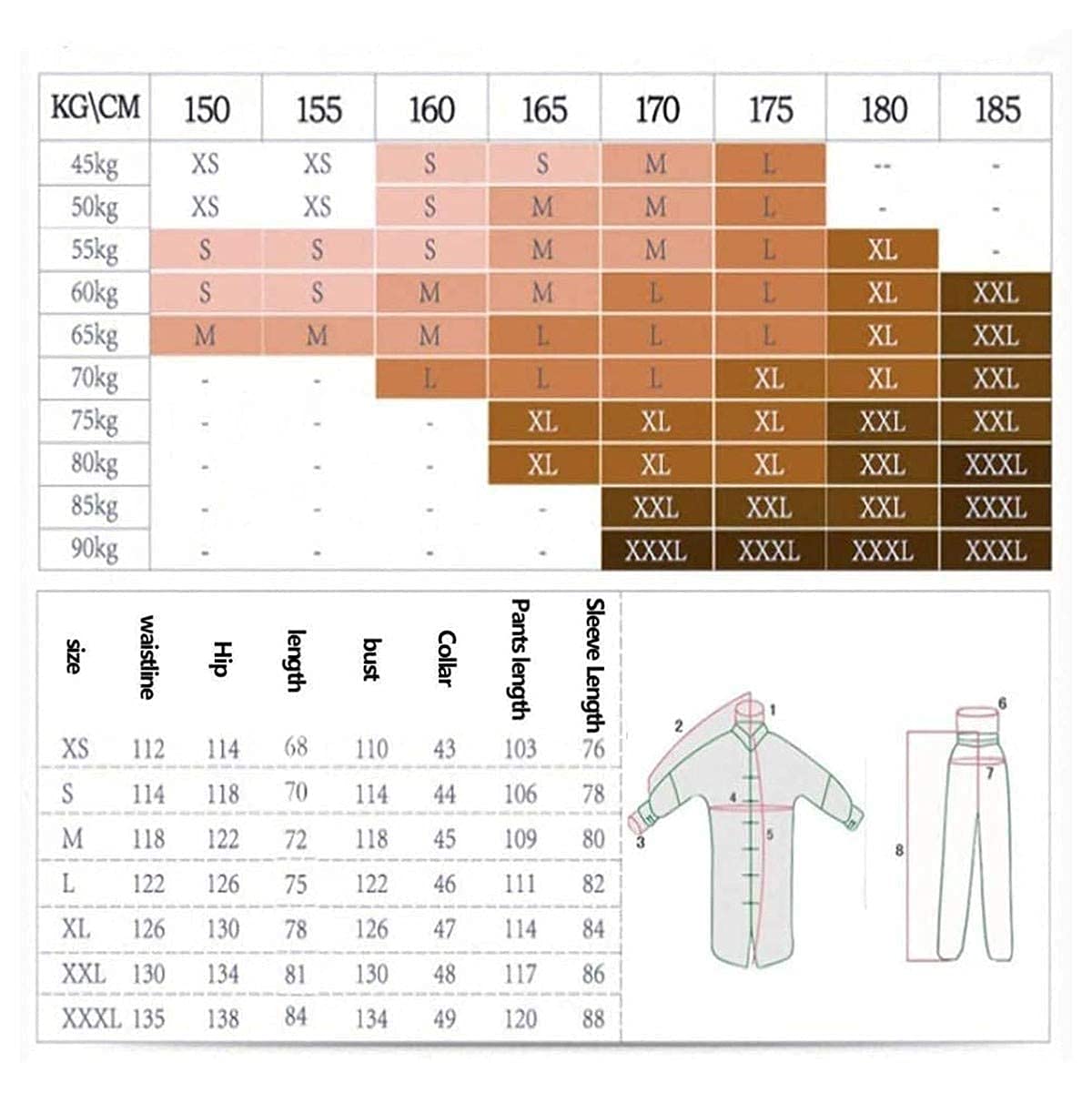 Ubrania Tai Chi Chiński tradycyjny strój Kung Fu Sztuki walki Tai Chi Kostiumy Długi rękaw Ubrania treningowe Tai Chi (czarny 3XL) (czarny L)