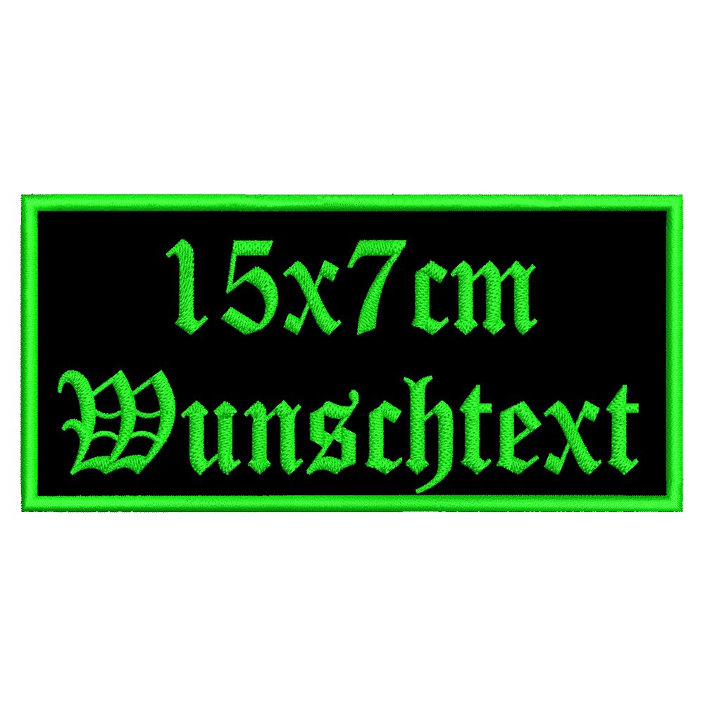 Wolfszeit CustomAufnäher Rechteck Rec1 15x7