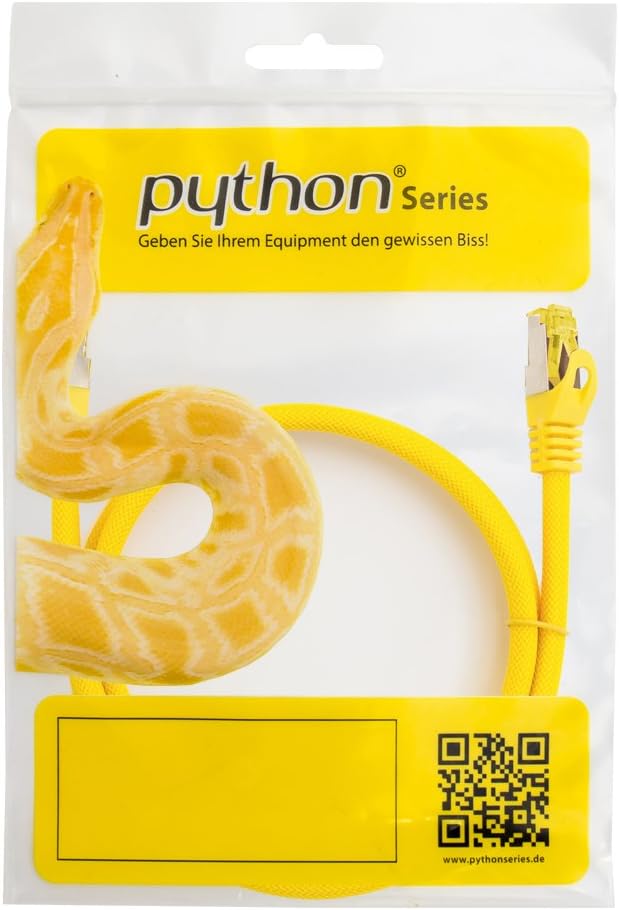 Python Series Ethernet LAN Patch Cable with RNS latch protection and ...