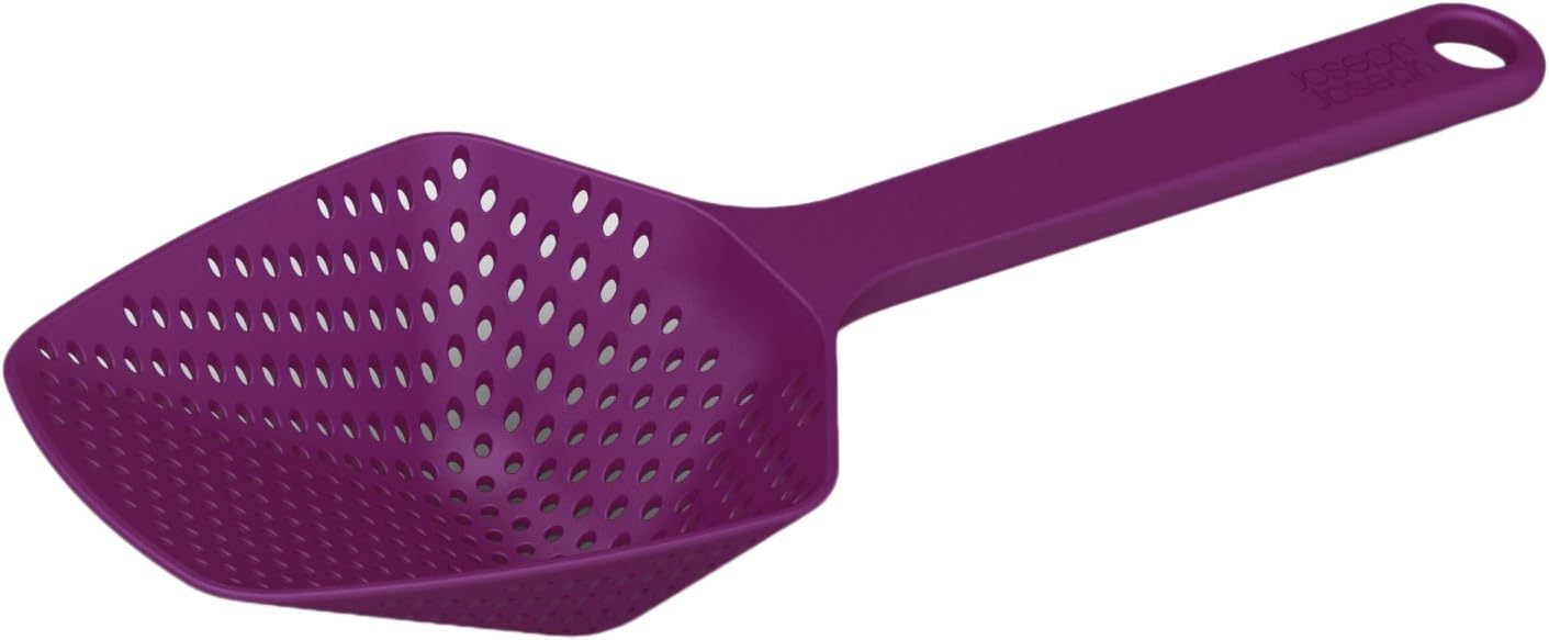 Joseph Joseph Small Scoop Colander, Eggplant Small