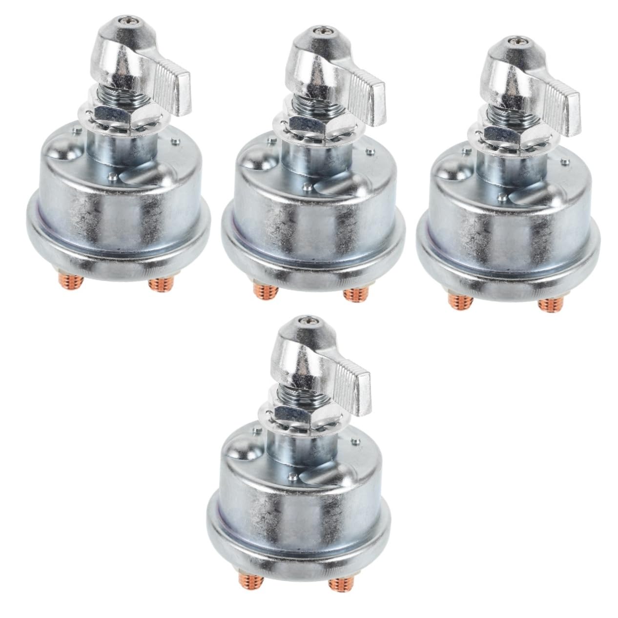 Cabilock 4 Piezas Interruptor de Desconexión de Batería Vehículos Aislador de Batería Rv y Interruptor de Corte de Corriente Portátil Protección contra Eléctricas y Instalación