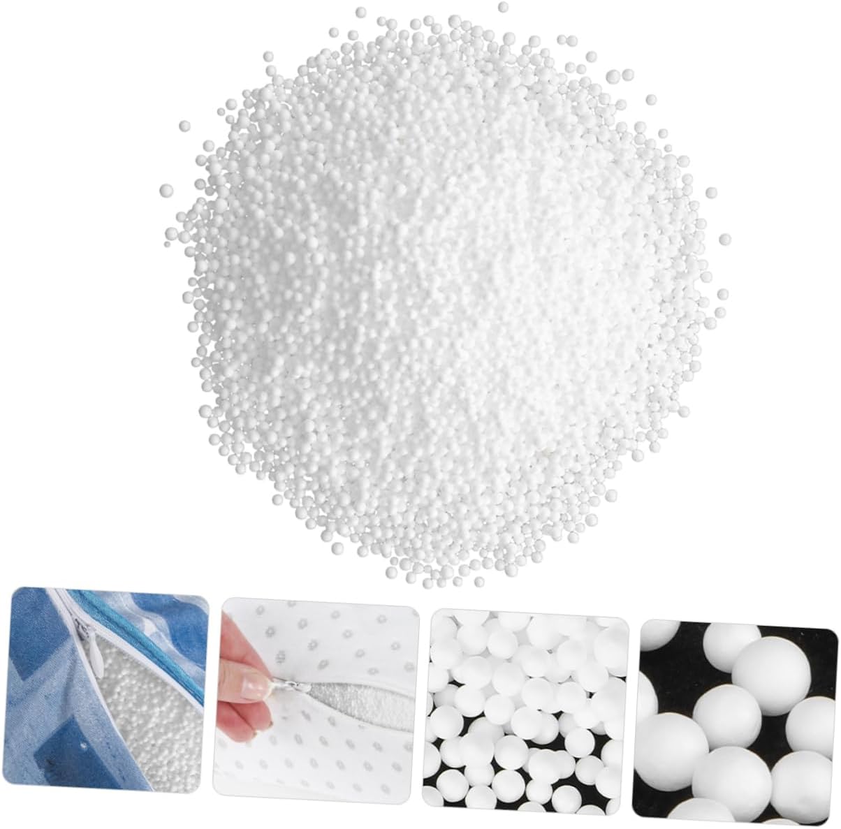 Milisten 1bag Cushion Foam Bean Bag Chair Filling Balls Filler Beans Foam Beads Odorless Comfortable Filling for Relaxation