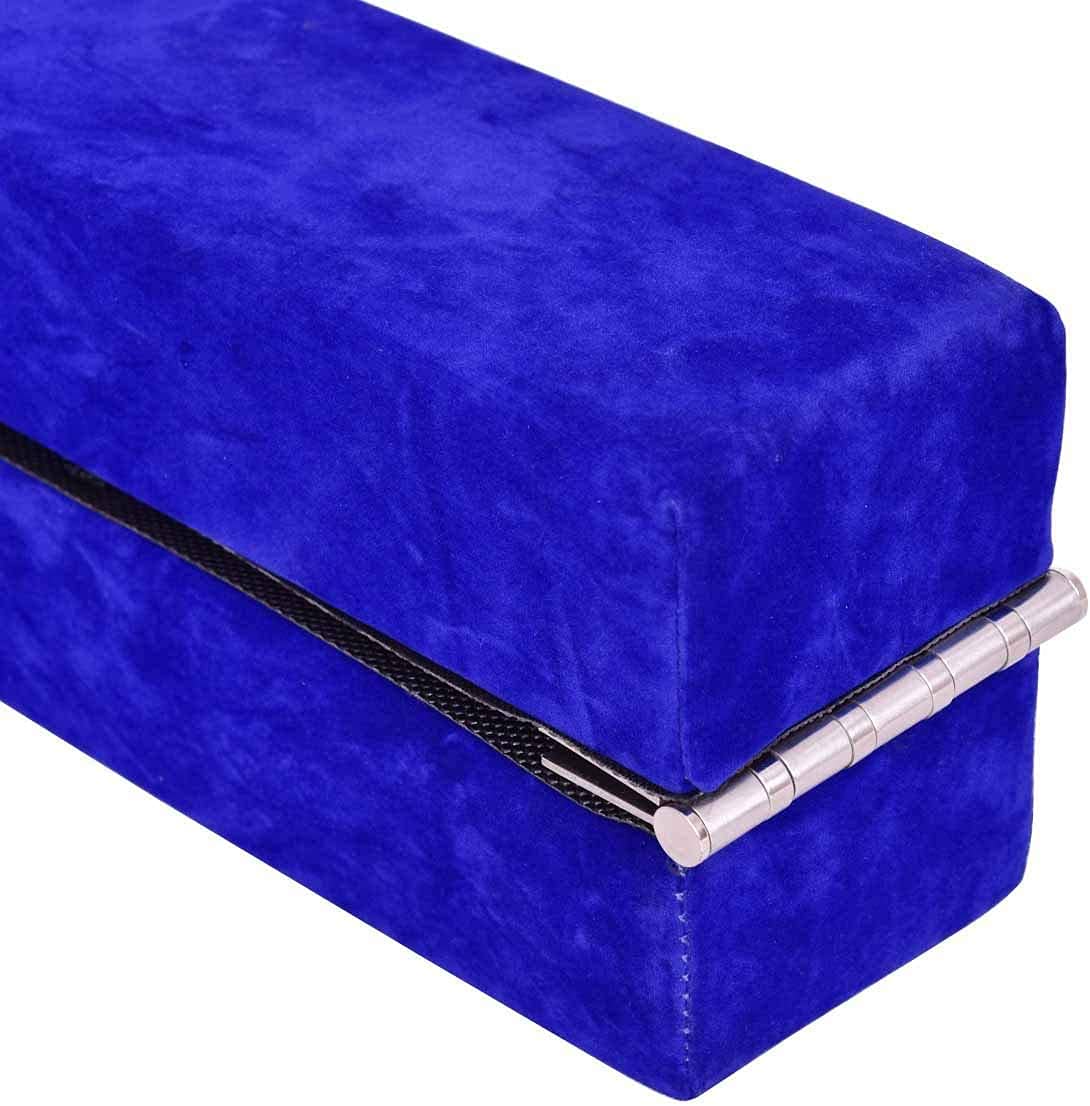 RELAX4LIFE Trave da Ginnastica Pieghevole 210 cm, Trave di Equilibrio per Palestra e Casa con Base Antiscivolo, Cerniere e Schiuma, Allenamento Fitness per Bambini e Adulti (Blu)