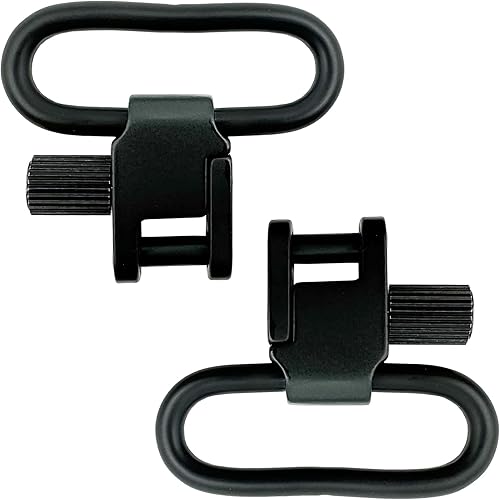 GGYOU Eslinga de metal de 1 pulgada giratoria con tornillos Clips de fijación de 2 puntos