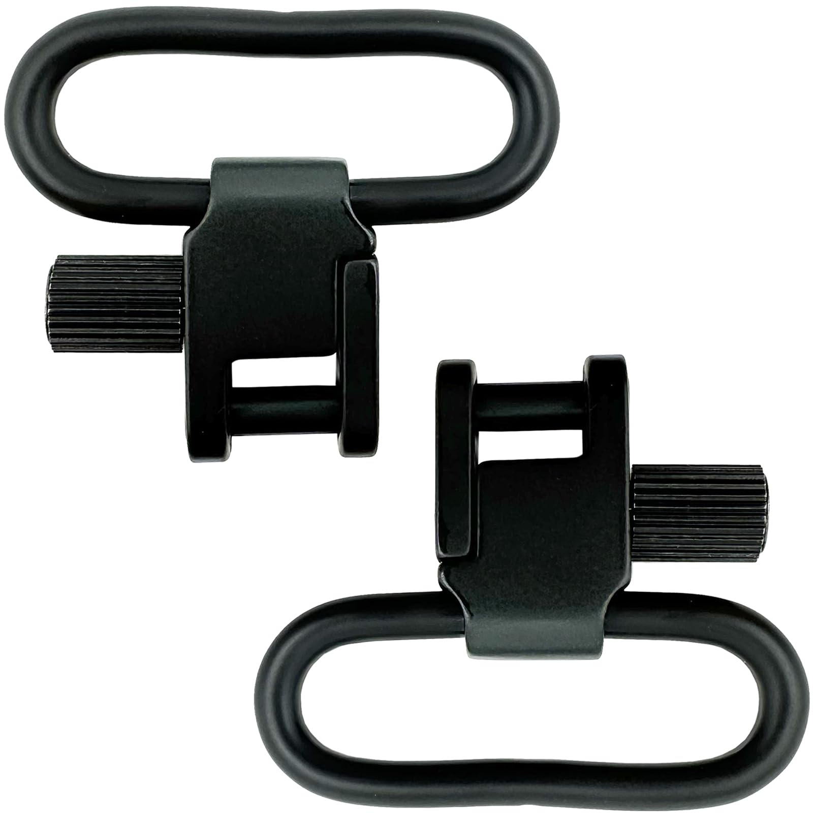 Sling Swivel Sling Mount, Two Point Sling Swivels Attachment Clips, 1 1.25 1.5 in Metal Gun Sling Swivels for Rifle and Shotgun