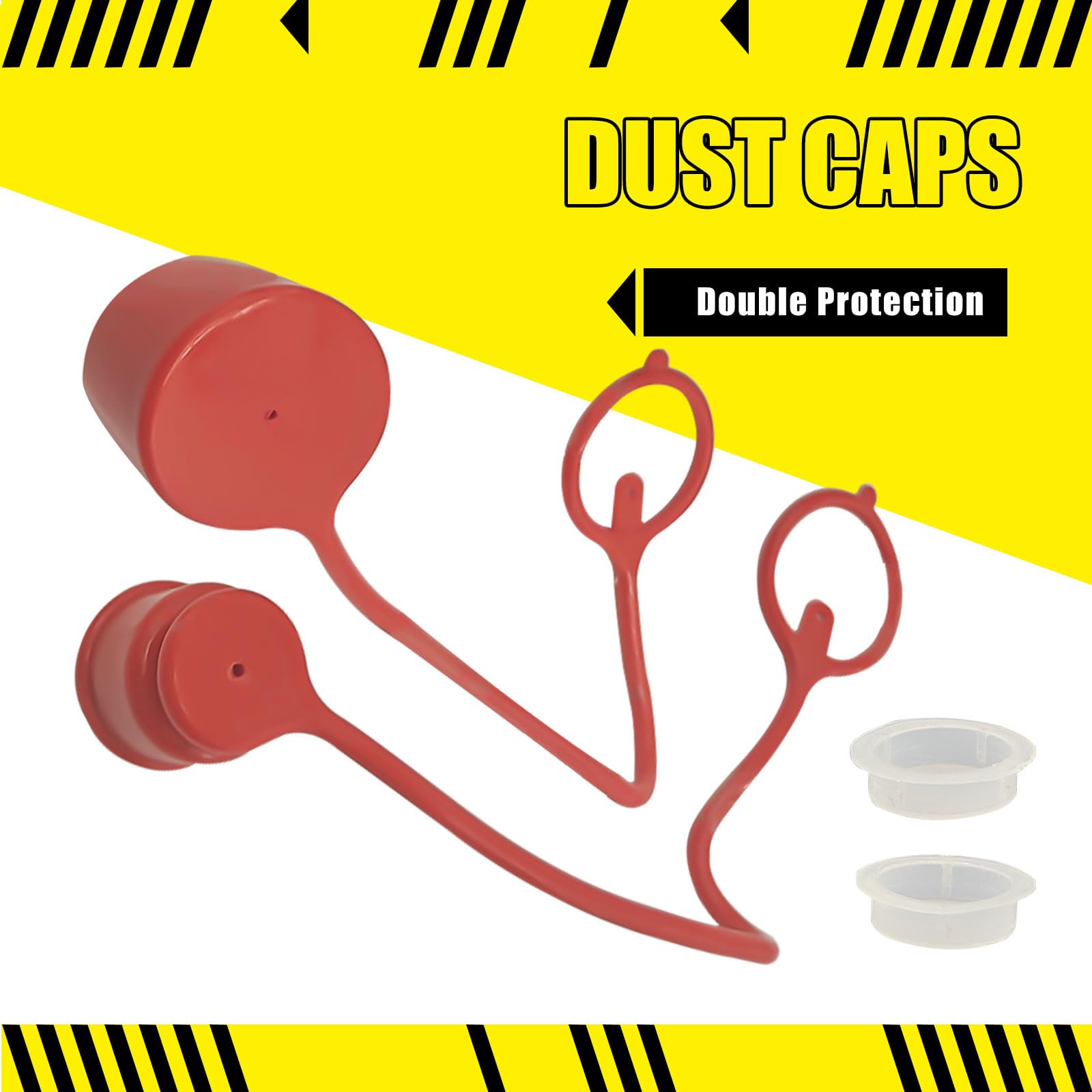 Juego de acopladores hidráulicos de conexión rápida de cara plana para minicargador, 4 accesorios de acoplamiento de acero al carbono resistentes con cuerpo de 1/2 pulgada, rosca SAE de 3/4 pulgadas y