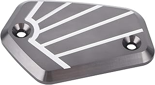 Tampa do reservatório de fluido do freio dianteiro, tampa do reservatório de fluido de freio liga de alumínio para carro ()