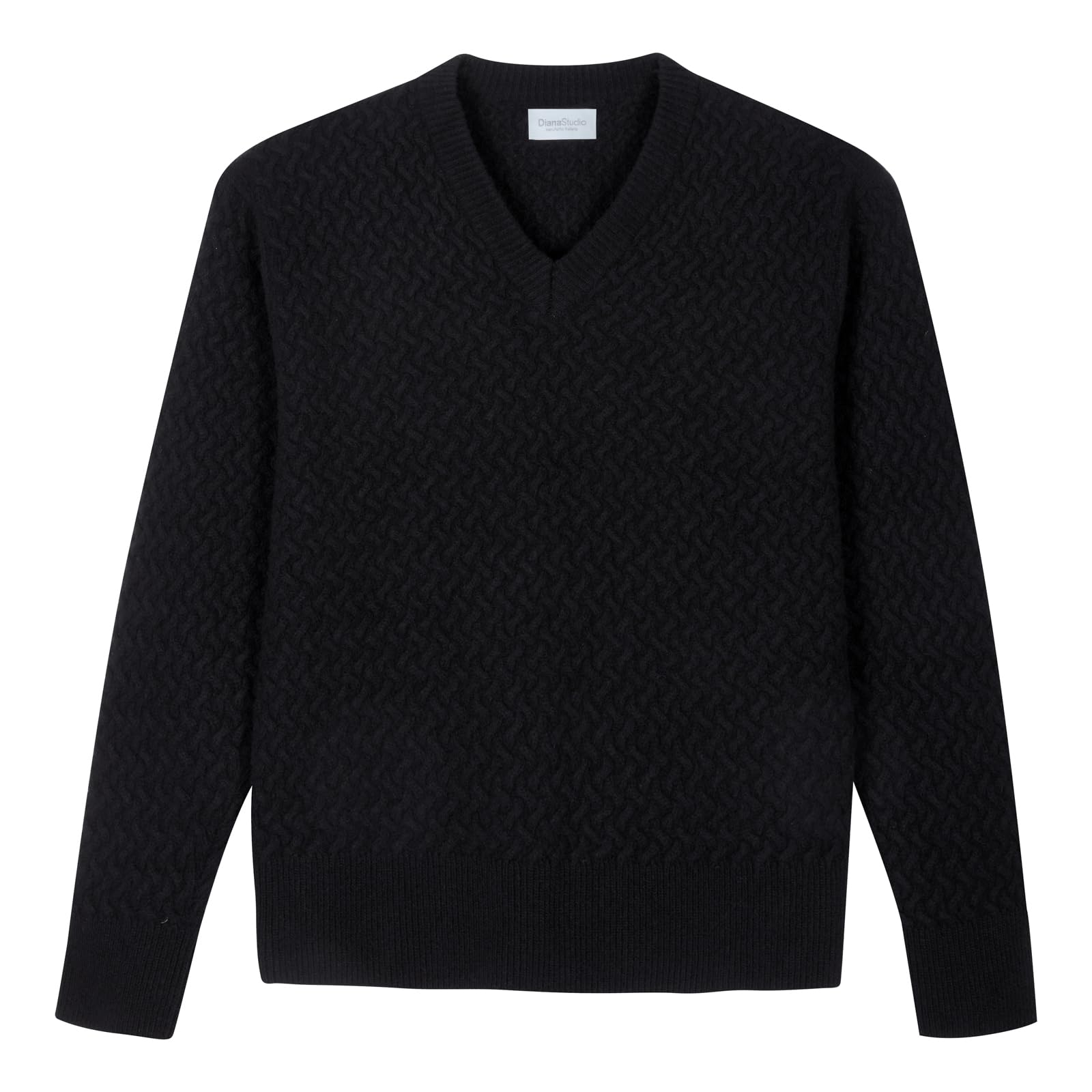 Pull torsadé col V décontracté et élégant pour vos sorties et week-ends - 8