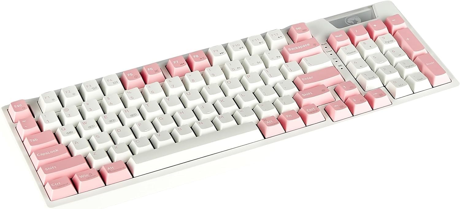 MARVO KG972W EN-BL+WH-P wireless keyboard