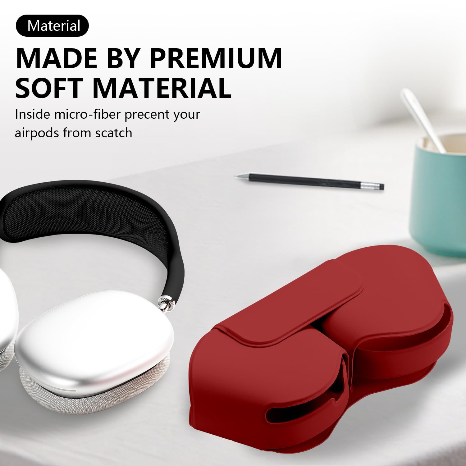AirPods Max With Smart Case エアポッツ マックス Amazon.com: Maxjoy for Apple Airpods Max Smart Case Cover, Soft PU