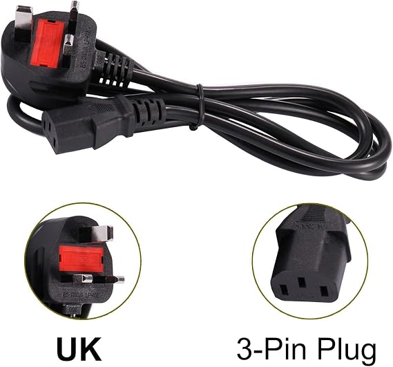 AC Power Cord Cable for Anker SOLIX Power Station C800 C1000 F2000 F2600 757 767