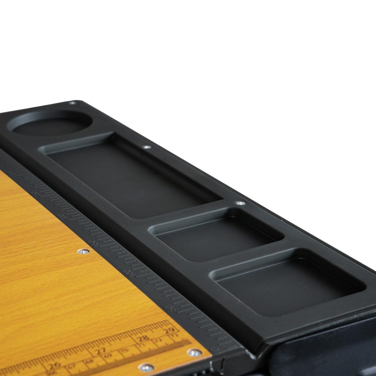 Alfa Universal-Werkbank 4 in 1 – Rollbrett/Werktisch mit 85 cm Arbeitshöhe | Profi-Qualität – Mit Ablagefächern und wendbarer Arbeitsplatte – Höhenverstellbare Werkzeugbank
