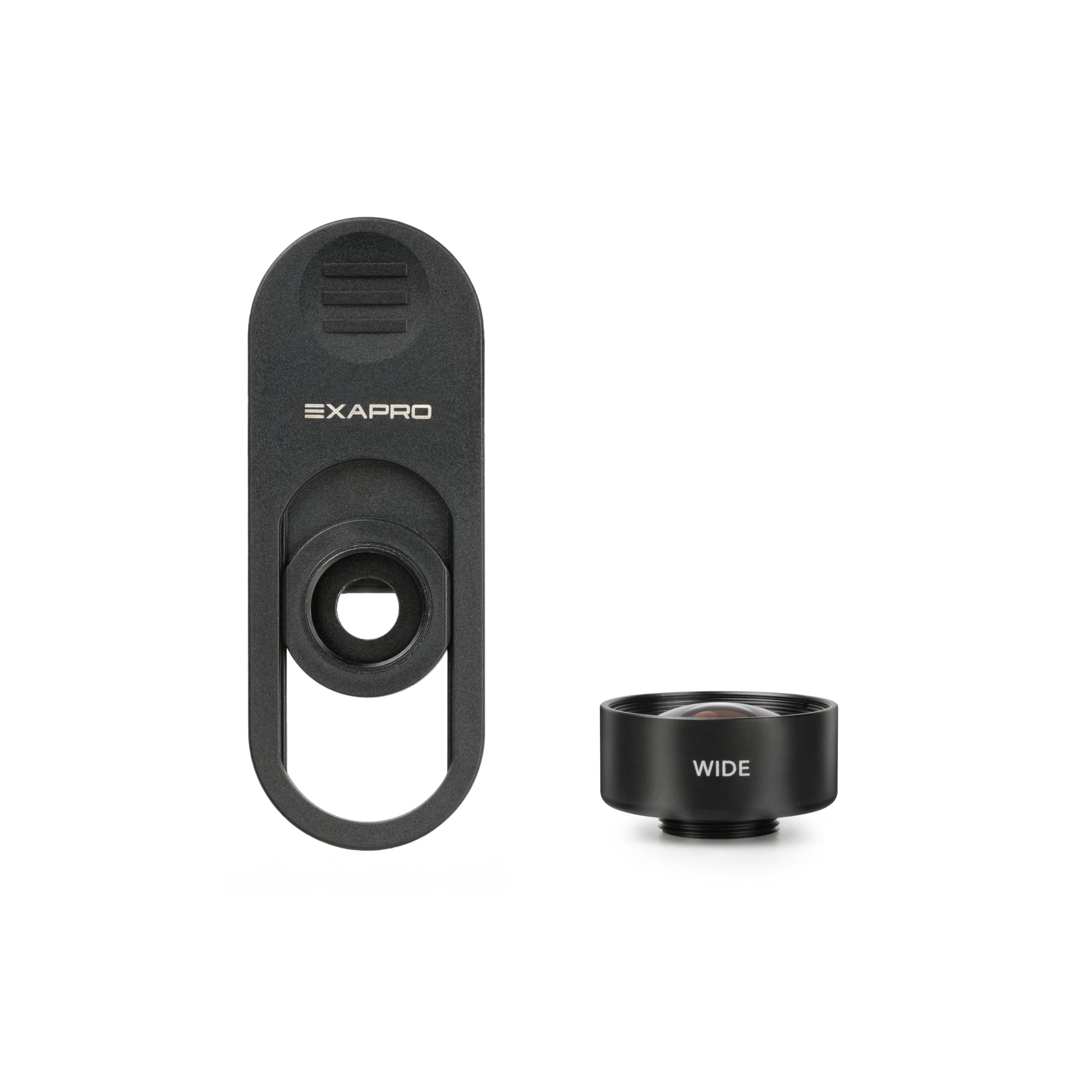 EXAPRO Clip-Objektiv Weitwinkel 0,66x, 120° Blickwinkel, für iPhone, Samsung Galaxy, Google Pixel, Android, EXP-CLW