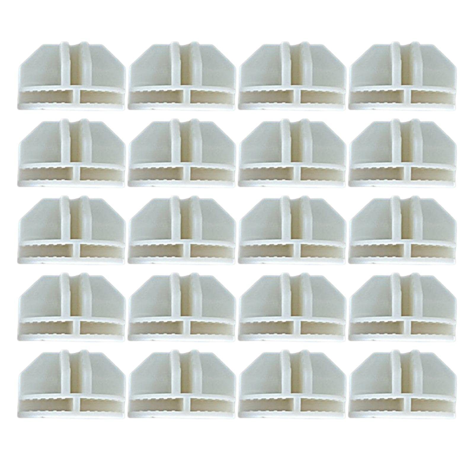 20x Wire Cube Connectors Repair Parts Grid Connectors Grid for Modular Organizer White Semi Circle-picture-32
