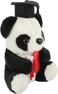 Didiseaon Chapéu De Brinquedos De Mesa Panda Decoração De Mesa Animais Para Crianças Formatura Boneca Panda Bicho De Pelúcia Brinquedo De Pelúcia Pré-Escola Presentes De Formatura