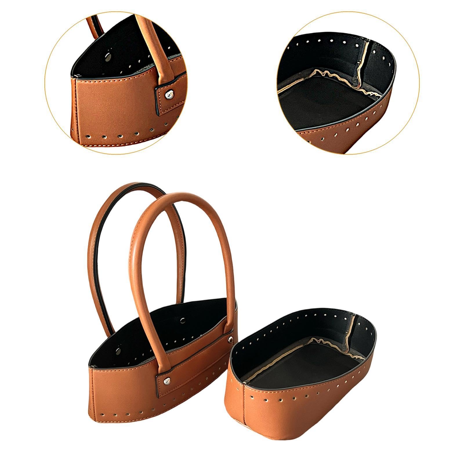DIY-Handtaschen-Bastelset: Materialset, Geschenktasche, Tragegriff für Einkaufstasche, Geldbörse, Braun
