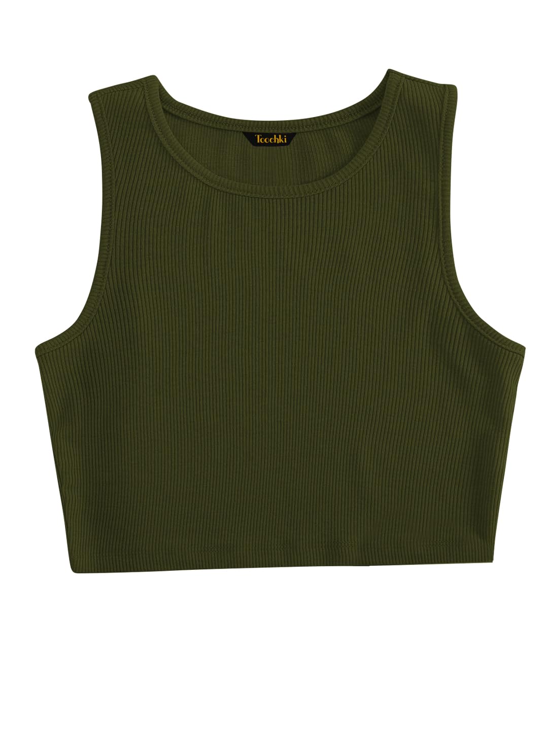 Toochki Maglietta corta da donna, in cotone, stile casual, stile occidentale