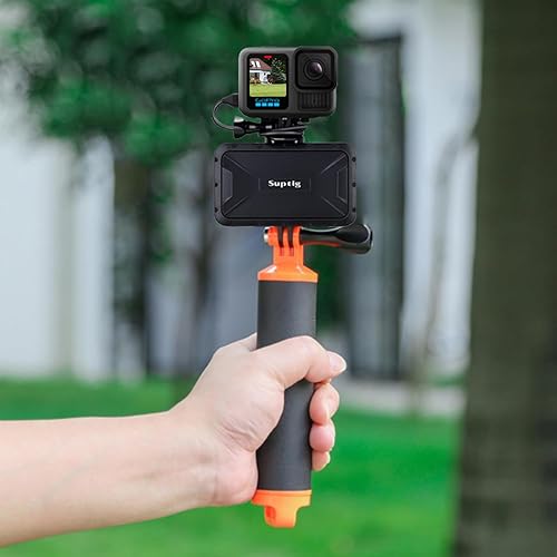 Miniatura 8 de Suptig Cargador portátil, banco de energía impermeable de 7800 mAh, compatible con Gopro Hero 11 Hero 10 Hero 9 Hero 8 Hero 7 Hero 6 Hero 5 Hero 4