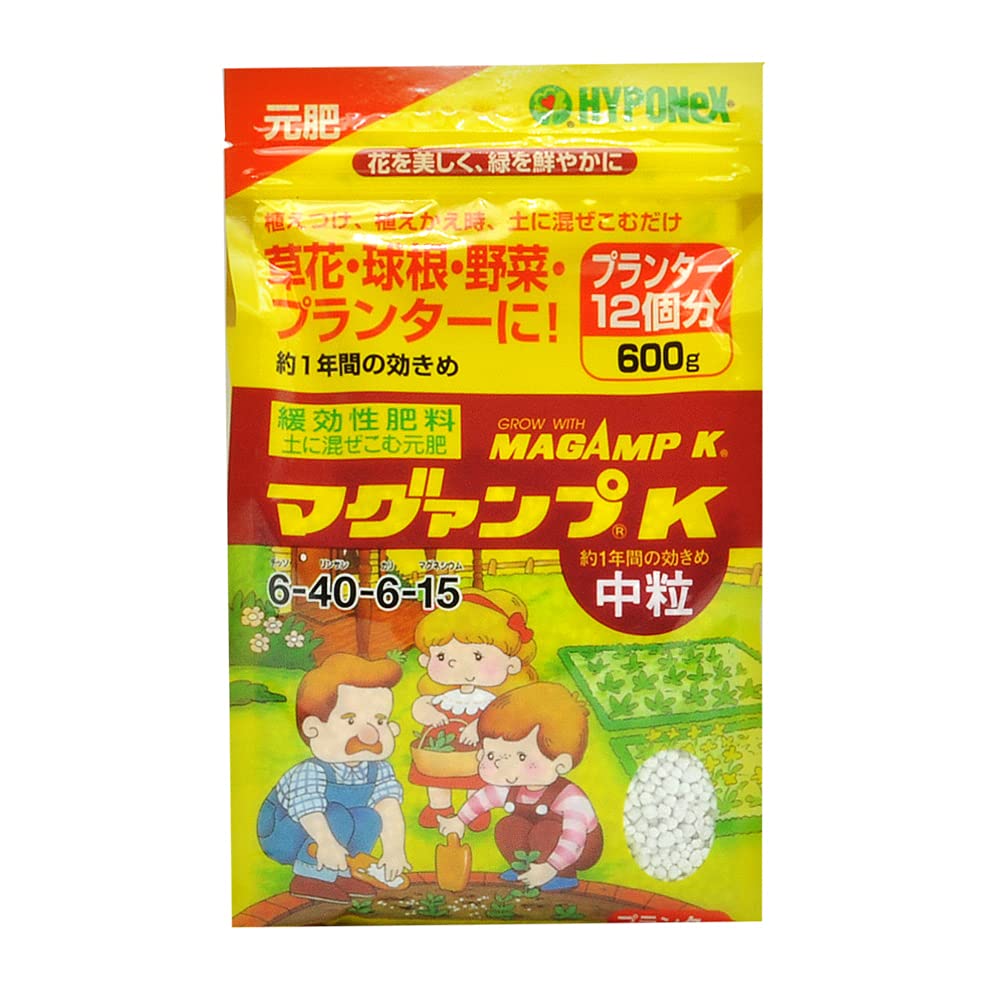 マグァンプK Amazon.co.jp: ハイポネックスジャパン 肥料 マグァンプK 中粒 600g