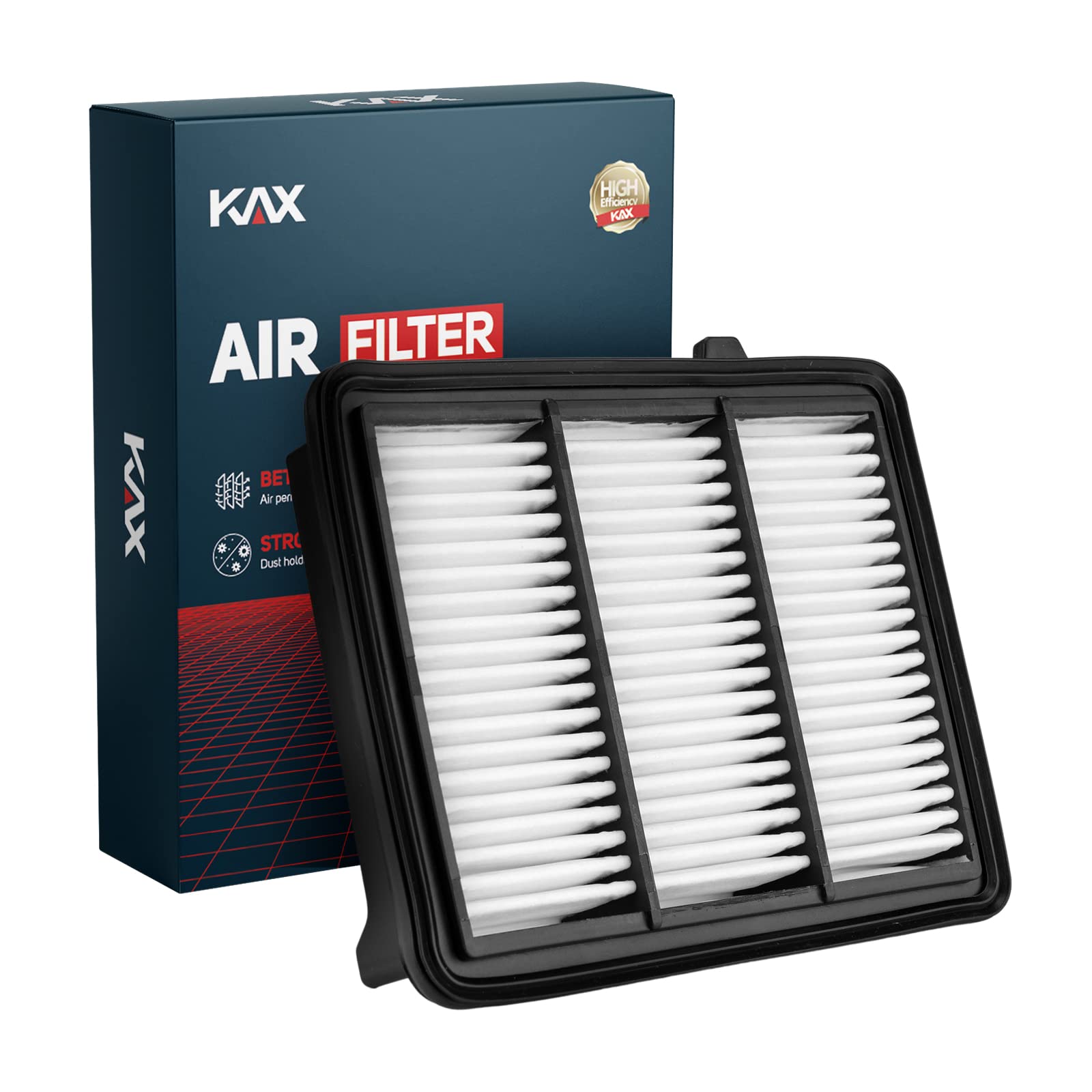 KAX Engine Air Filter, CA12290 Replacement for Honda Accord (L4 1.5L) 2018 2019 2020 2021 2022, Advanced Air Filter Media, Increased Acceleration