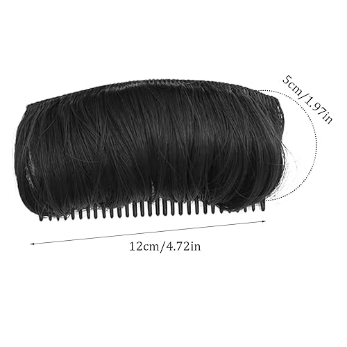 Miniatura 4 de Base de cabello para subir el volumen, almohadilla invisible y esponjosa para cabello corto y largo, clip natural para volumen DIY realza el bulto