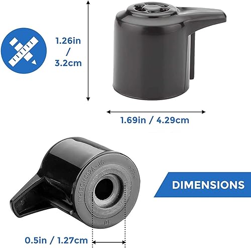 Miniatura 3 de Piezas de repuesto para olla a presión, mango de liberación de vapor, válvula de vapor para Instant Pot Duo Nova Duo Gourmet de 6 cuartos DUO CRISP