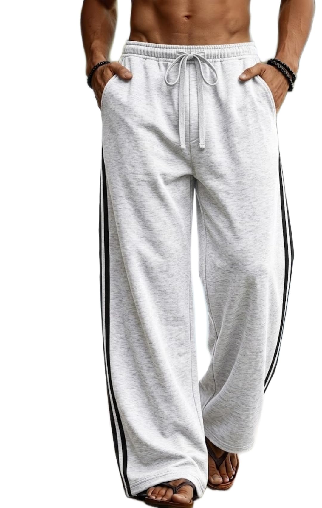 dockstreet Track Pant for Men || Baggy Fit || Track Pants || Full Elastic Jogger Track Pant || 100% Cotton-picture-29